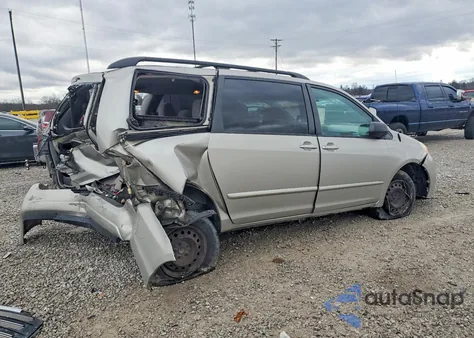 2008 Toyota Sienna Ce из США, поврежденный, VIN 5TDZK23C08S180740